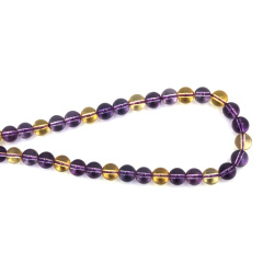 String of Semi-Precious Stone Beads AMETRIN Class A, Ball: 8 mm ~ 50 pieces