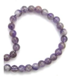 String beads semi-precious stone AMETIST ball 4 mm ~ 90 pieces