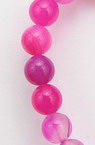 Madagascar Striped Agate Gemstone Beads Strand – Round 8 mm, ~50 pcs