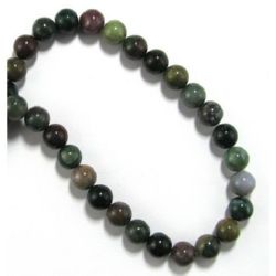 Natural Indian Agate Round Beads Strand 10mm ~ 39 pcs