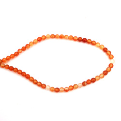 Natural Carnelian AGATE Round Beads Strand 6mm ~ 63 pcs