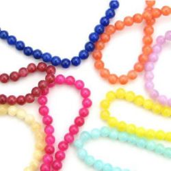 Not Available Online. You can also buy at EM ART stores and at 0884400631 Gemstone Beads Strand, Jade, Round, Mixed Color, 6mm, ~66 pcs
