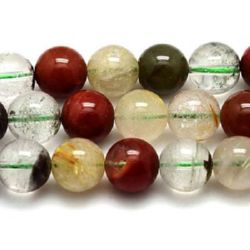 Not Available Online. You can also buy at EM ART stores and at +359 884 000 893 Natural, Asorted Quartz Round Beads Strand 10mm ~ 39 Pieces