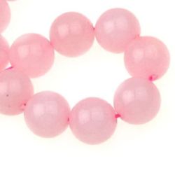 Stoc epuizat. Primeste notificare pe email cand produsul revine in stoc Bile QUARTZ PINK sferă de 16 mm mărgele din piatră semiprețioasă ~ 25 bucăți