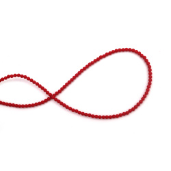 Margele de coarde din piatră semiprețioasă CORAL NATURAL MIX 8 ~ 10 mm