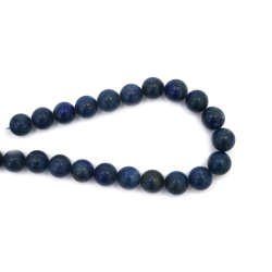Gemstone Beads Strand, Lapis Lazuli, Round, 8mm, ~50 pcs