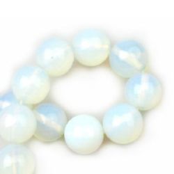 Not Available Online. You can also buy at EM ART stores and at +359 884 000 893 String beads semi-precious stone MOON STONE (OPAL) ball 16 mm ~ 25 pieces