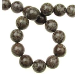 Stoc epuizat. Primeste notificare pe email cand produsul revine in stoc Sir de coarde Piatră semiprețioasă OBSIDIANCHINESE bila 12mm ~ 32 bucăți