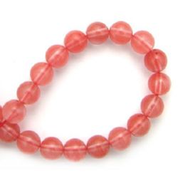 Cherry Quartz 8 mm String Beads Semi Precious Stone ~48 pieces