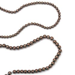 Not Available Online. You can also buy at EM ART stores and at +359 884 000 893 Gemstone Beads Strand, Magnetic Synthetic Hematite, Golden color, Round, 8mm, 53 pcs