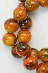 Not Available Online. You can also buy at EM ART stores and at +359 884 000 893 Gemstone Beads Strand, Chrysocolla, Round, Orange, 22mm, ~28 pcs