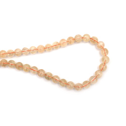 String beads semi-precious stone CITRIN ball 8 mm ~ 54 pieces