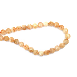 String beads semi-precious stone CITRIN class A ball 10 mm ~ 39 pieces