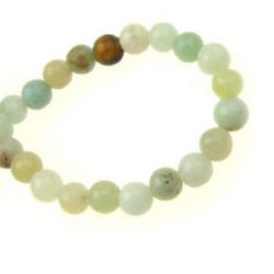 Grade "A" AMAZONITE Round Beads Strand 4mm, ~95 pcs