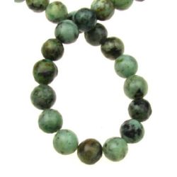 Gemstone Beads Strand, African Turquoise, Round, 8mm, ~48 pcs