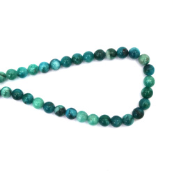 String of Semi-Precious Stone Beads Imitation APATITE / Ball: 8 mm ~ 47 pieces