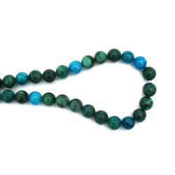 String of Semi-Precious Stone Beads Imitation APATITE, Ball: 10 mm ~ 38 pieces