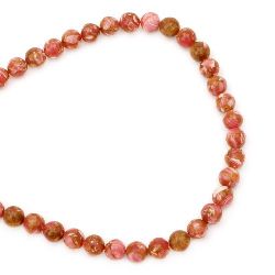 Strand  Beads Semi-Precious Stone TURCOASE sintetic culoare bila 10mm ~ 40 bucăți