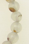 Natural White Agate Round Beads Strand 6mm ~ 63 pcs