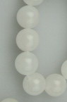 Χαλαζίας Milky Quartz ημιπολύτιμη στρόγγυλη χάντρα 10 mm ~ 40 τεμάχια