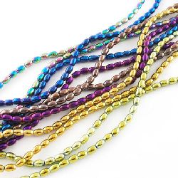 Not Available Online. You can also buy at EM ART stores and at +359 884 000 893 Gemstone Beads Strand, Non-Magnetic Synthetic Hematite, Oval, 5x3x3mm, ~82 pcs