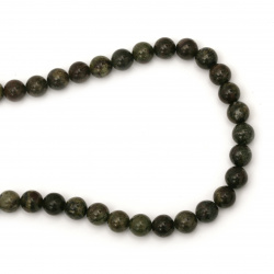 String Beads African GreenStone Jasper   8mm ~ 45 Pieces