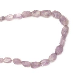 Not Available Online. You can also buy at EM ART stores and at +359 884 000 893 String Beads Semi Precious Stone AMETIST Oval Faceted 8 ~ 18x10 ~ 23mm 25 ~ 30 Pieces