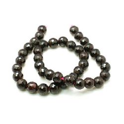 Not Available Online. You can also buy at EM ART stores and at +359 884 000 893 Faceted beads made of semi-precious stone Garnet 10 mm ~ 38 pieces