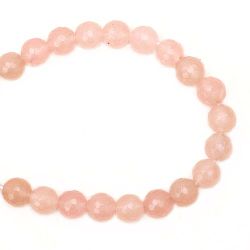 Not Available Online. You can also buy at EM ART stores and at +359 884 000 893 Genuine Rose Quartz Faceted 12mm beads semi-precious stone ~ 32 pieces