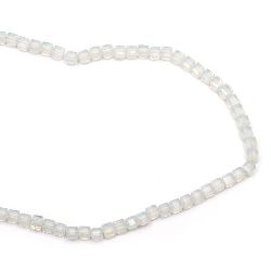 Not Available Online. You can also buy at EM ART stores and at +359 884 000 893 String Faceted Semi-precious Stone Beads / MOON STONE (OPAL), Cube: 5.5x5.5x5.5 mm ~ 90 pieces