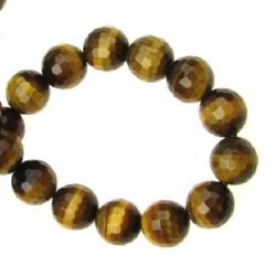 Not Available Online. You can also buy at EM ART stores and at 0884400631 Grade "A" TIGER'S EYE Round Faceted Beads Strand 8mm ~ 48 pcs
