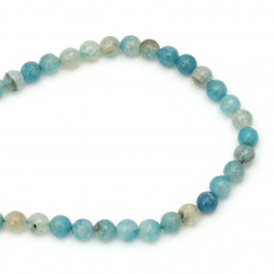 String beads stone Agateblue-green bead faceted 10 mm ~ 38 pieces