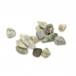 Φυσική πέτρα χωρίς τρύπα 10 ~ 25x10 ~ 15 σε βάζο ~ 380 γραμμάρια