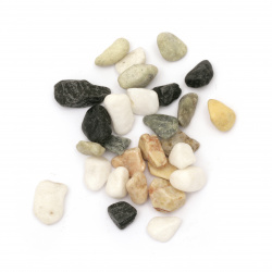 Piatră naturală fără gaură 10 ~ 25x10 ~ 15 într-un borcan ~ 400 grame
