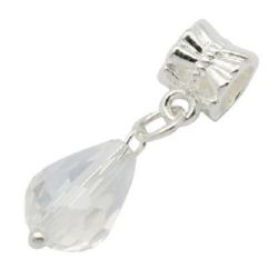 Висулка АРТ метал 8x29 мм дупка 4.5 мм капка