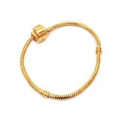 Metal Bracelet ART / 180x3 mm /  Gold Color