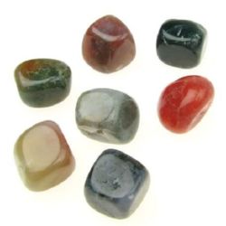 Natural Assorted Agate Gemstones, no hole 13 ~ 22x13 ~ 19x10 ~ 18 mm