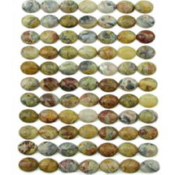 Semi-precious stone agate cabochon type  18 x 13 x  5 mm MIX