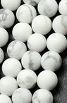 Not Available Online. You can also buy at EM ART stores and at +359 884 000 893 Gemstone Beads Strand, Natural Howlite, Round, Frosted, 10mm, ~38 pcs