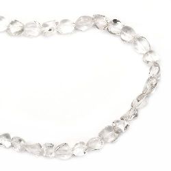 Stoc epuizat. Primeste notificare pe email cand produsul revine in stoc Șireturi mărgele din piatră semiprețioasă CRISTAL DE MUNTE 11 ~ 17x11 ~ 20 mm 23 ~ 33 bucăți