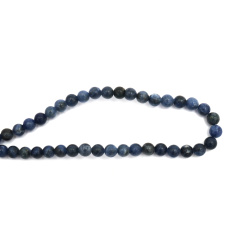 String of Semi-Precious Stone Beads DUMORTIERITE Grade A,  Ball: 4 mm ~ 84 pieces