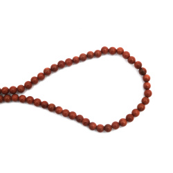 String of Semi-Precious Stone Beads Brown SUNSTONE Extra Quality, Ball: 4 mm ~ 95 pieces