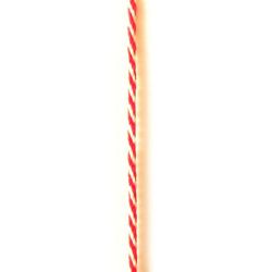 Two-color Twisted Cord SHА1-2 for BABA MARTA Day / 1.5 mm  - 50 meters
