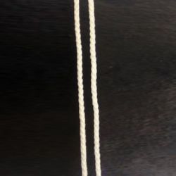 Round White Cord G1-1 / 3 mm white - 50 m
