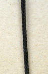 Round Polyester Cord / 1.5 mm / Black - 100 meters