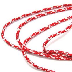 Δεν είναι διαθέσιμο. Κορδόνι στρογγυλό 3 mm SH ζιγκ-ζαγκ -50 μέτρα 201178