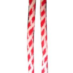 Red and White Round Cord (B 56 Pan), 5 mm - 30 meters
