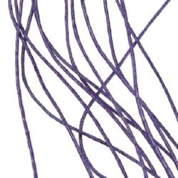 Памучен колосан шнур/конец/ 1 мм лилав тъмно ~76 метра