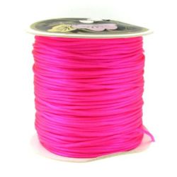 Stoc epuizat. Primeste notificare pe email cand produsul revine in stoc Snur poliamidă strălucitor 1 mm Magenta -80 metri