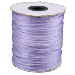 Snur poliamidă strălucitor 2 mm violet -10 metri
